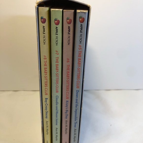 Vintage 1987 first edition Apple Paperbacks The Baby-Sitters Club Books #5-#8 - Picture 7 of 11